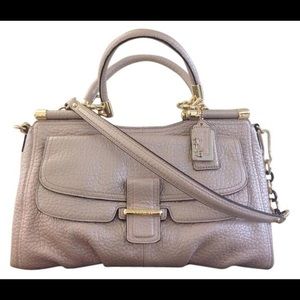 Coach Madison Pinnacle Pebbled Pink Leather Bag